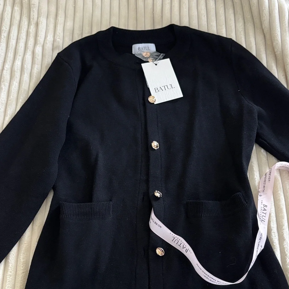 Naadean Cardigan | Noir - Picture 1 of 10